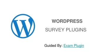 Wordpress Survey Plugin