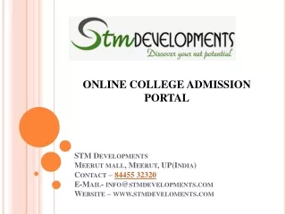 Stm Developments Admission Portal