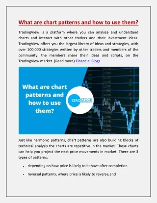 What are chart patterns and how to use them?