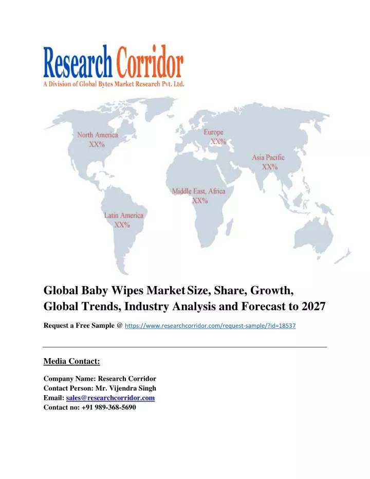 global baby wipes market size share growth global