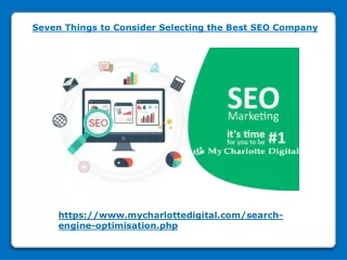 seven things to consider selecting the best