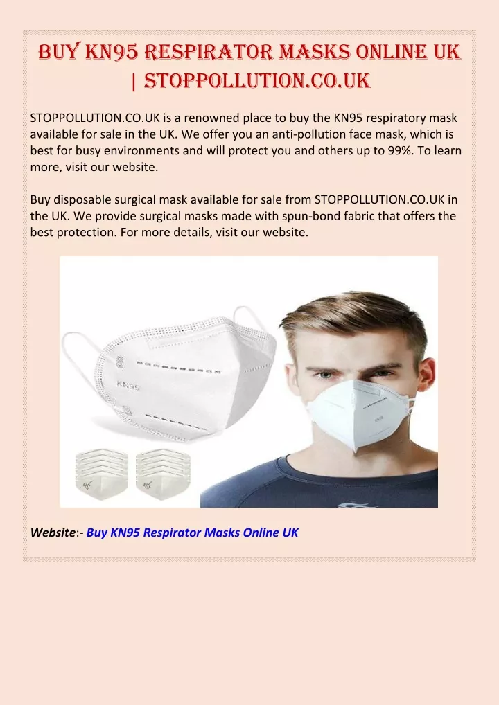 buy kn95 respirator masks online uk stoppollution