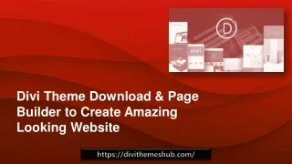 Divi Theme Download & Page Builder to Create Amazing Looking Website