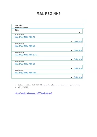 mal peg nh2