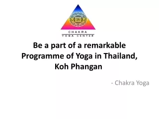 Yoga Thailand Koh Phangan