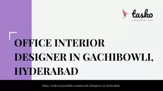Office Interior Designer in Gachibowli, Hyderabad | TASKO