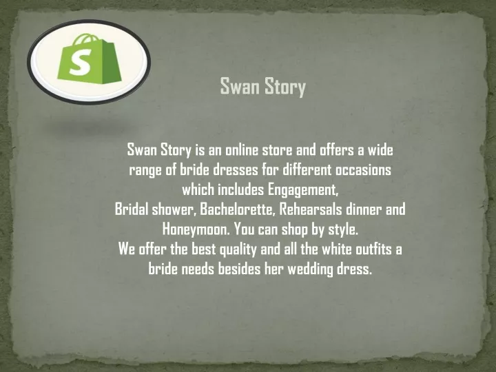 swan story