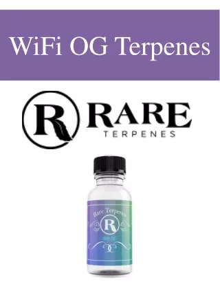 wifi og terpenes