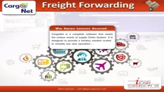 Freight Forwarding  Software ERP Module