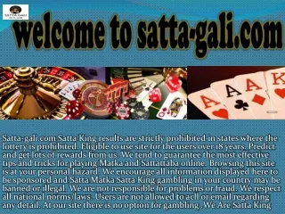 welcome to satta gali com