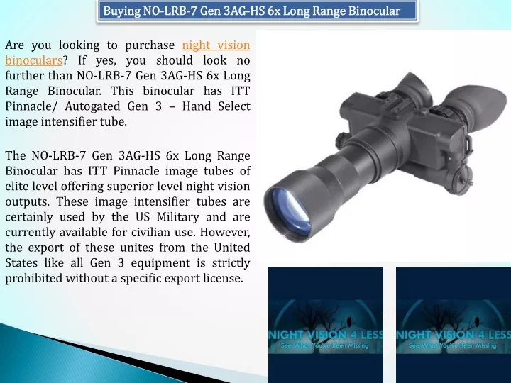 buying no lrb 7 gen 3ag hs 6x long range binocular