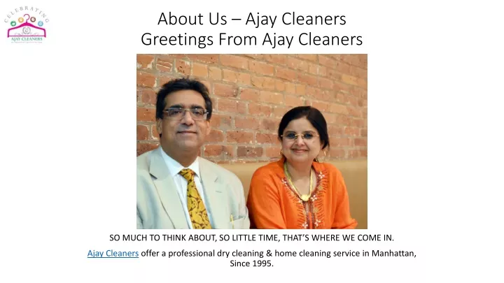 about us ajay cleaners greetings from ajay cleaners