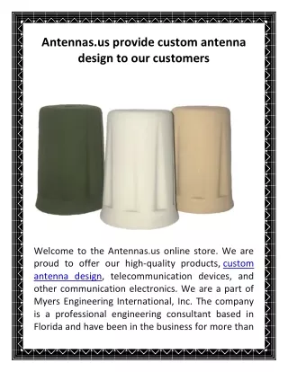 antennas us provide custom antenna design
