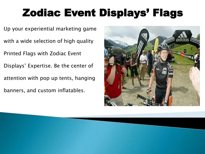 zodiac event displays flags