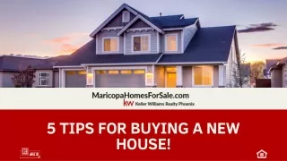 5 Tips For Buying A New House!
