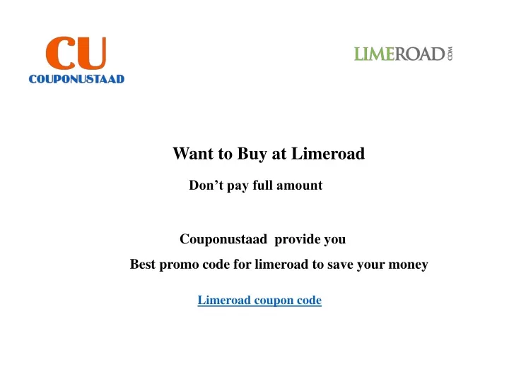 want to buy at limeroad