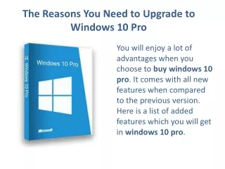 The Reasons You Need to Upgrade to Windows 10 Pro