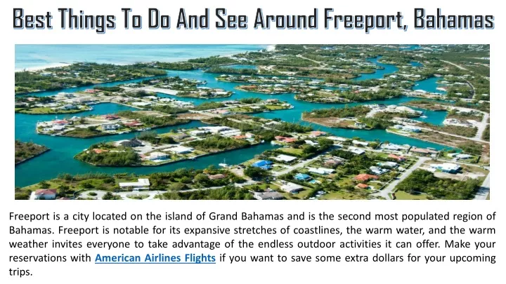 best things to do and see around freeport bahamas