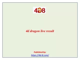4d dragon live result