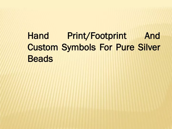 hand print footprint and custom symbols for pure