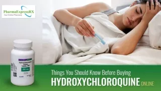 You Should Know Before Buying Hydroxychloroquine Online