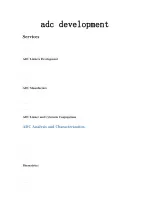 adc development - slide 1