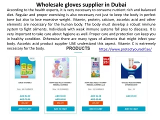 Wholesale hand sanitizer supplier Dubai  