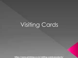 visiting cards