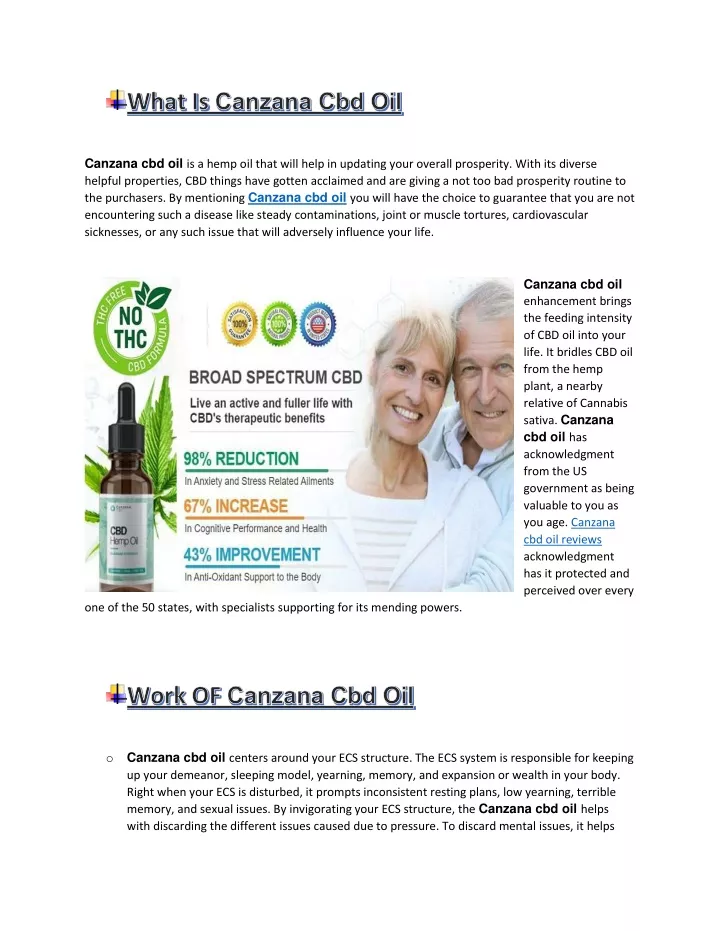 canzana cbd oil is a hemp oil that will help