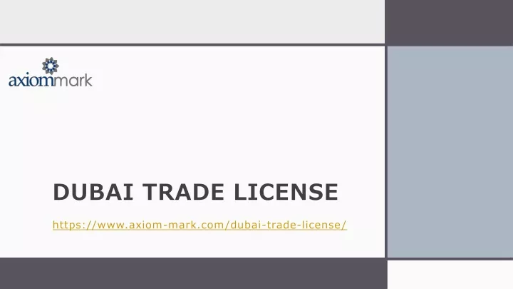 PPT - Dubai Trade License PowerPoint Presentation, free download - ID ...