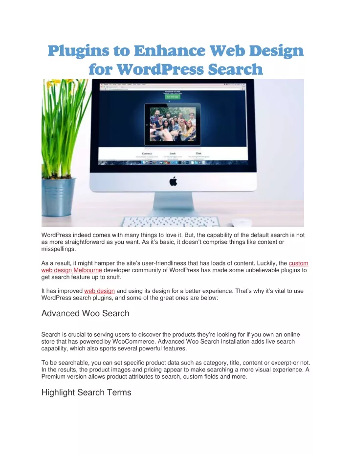 plugins to enhance web design for wordpress search