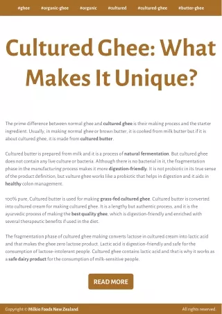 cultured ghee