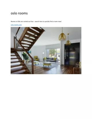 oslo rooms