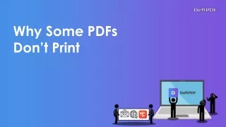 why some pdfs don t print