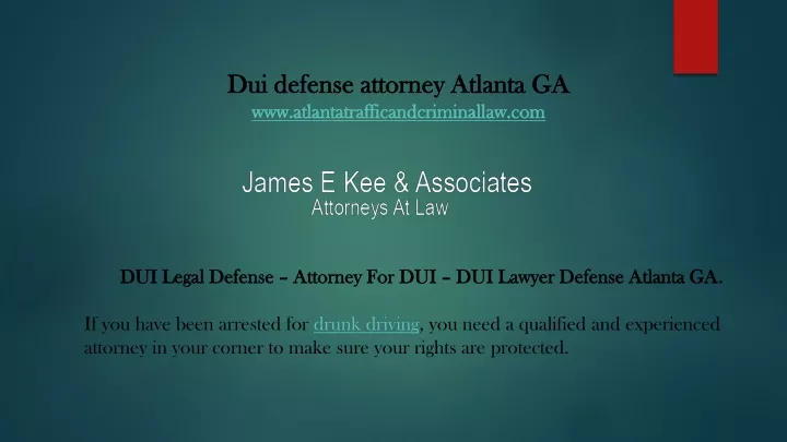 dui defense attorney atlanta