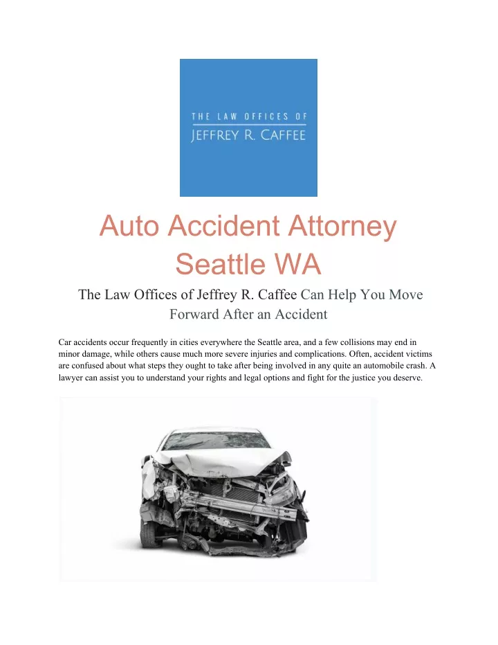 auto accident attorney seattle wa the law offices