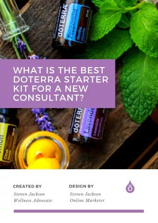 What is the best doTERRA starter kit for a new consultant?