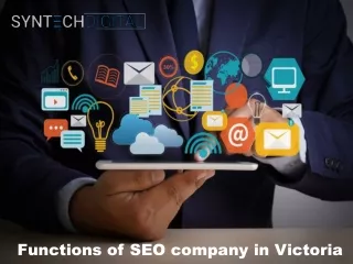 Functions of SEO company in Victoria