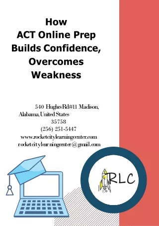 How ACT Online Prep Builds Confidence, Overcomes Weakness
