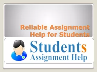 reliable assignment help for students