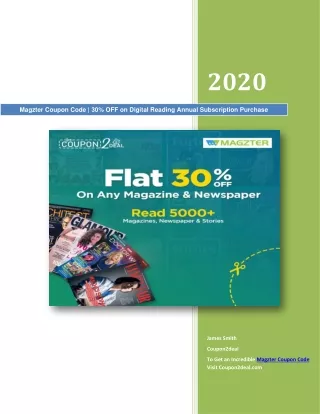 Flat 30% OFF on any Magazines and Newspaper