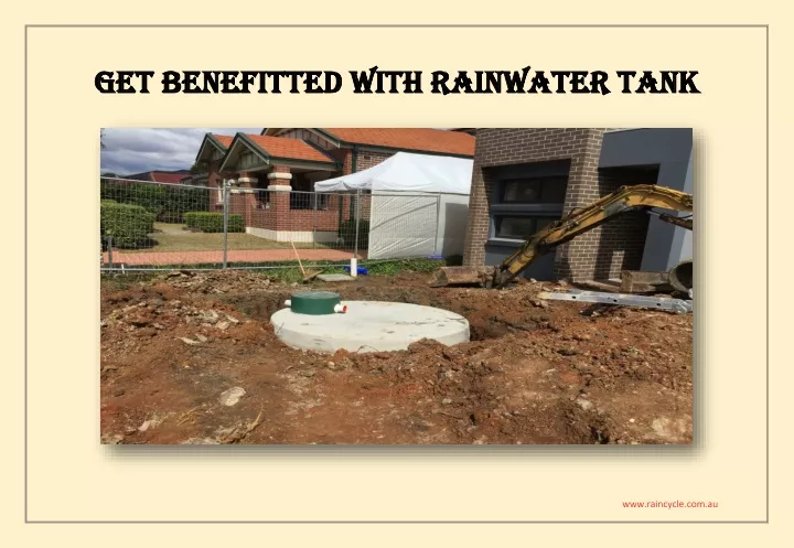 get benefitted with rainwater tank get benefitted
