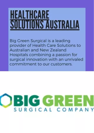Healthcare Solutions Australia
