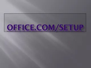 office com setup