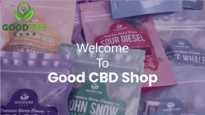 welcome to good cbd shop