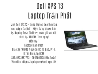 Dell XPS 13 Laptop Trần Phát