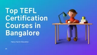 Top TEFL Certification Courses in Bangalore