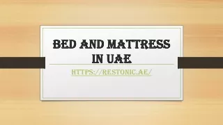 bed and mattress in uae
