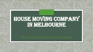 house moving company in melbourne