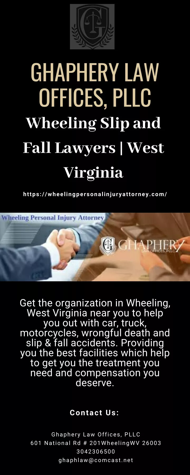 ghaphery law offices pllc wheeling slip and fall